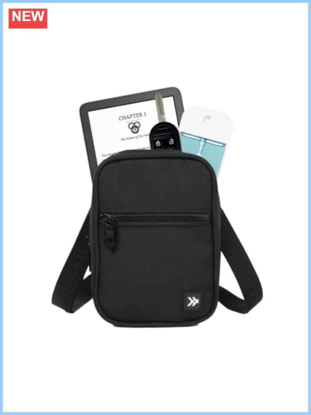 Small Crossbody Sling Bag Unisex Adjustable Strap Everyday Use